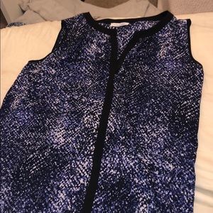 Calvin Klein blue business blouse